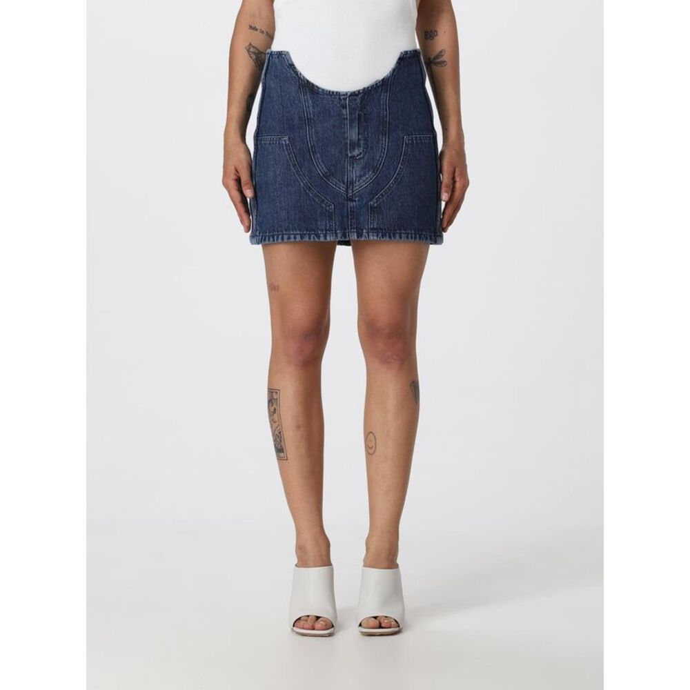 Off-White Skirt Woman Blue